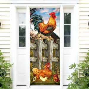 Chicken Family Door Cover Chicken Coops…
