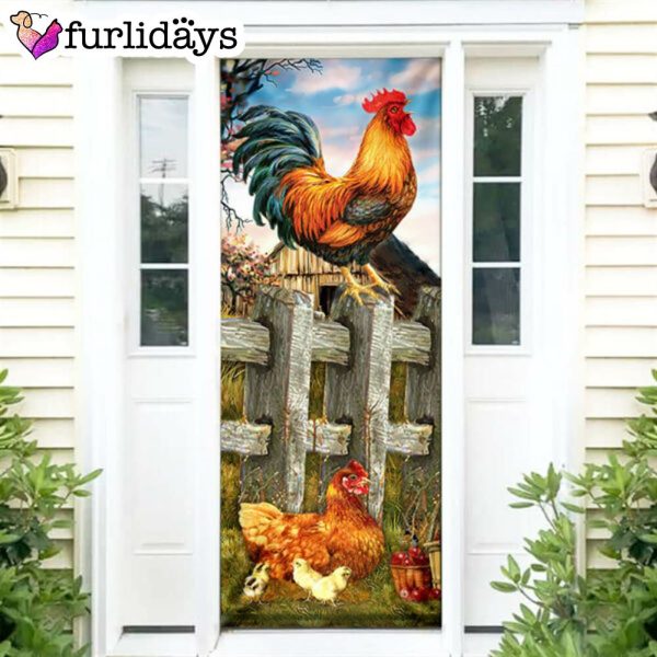 Chicken Family Door Cover Chicken Coops – Unique Gifts Doorcover