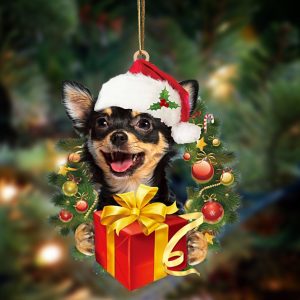 Chihuahua Give Gifts Hanging Ornament –…