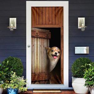 Chihuahua Vintage Door Cover Xmas Outdoor Decoration Gifts For Dog Lovers Housewarming Gifts 3
