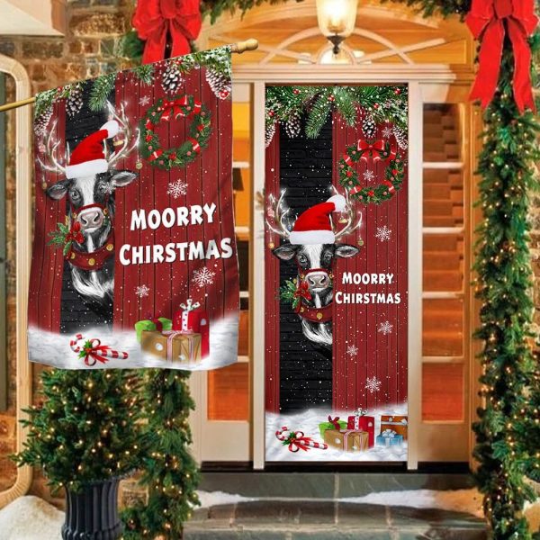 Christmas Farm Door Cover And Banner Home Decor Moorry Christmas – Christmas Outdoor Decoration