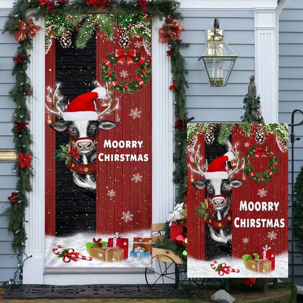 Christmas Farm Door Cover And Banner Home Decor Moorry Christmas – Christmas Outdoor Decoration