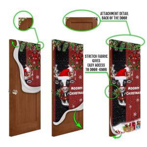 Christmas Farm Door Cover And Banner Home Decor Moorry Christmas Christmas Outdoor Decoration 6
