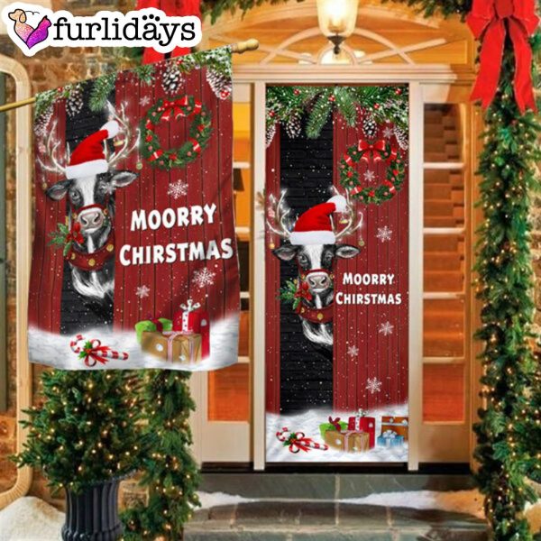 Christmas Farm Door Cover And Banner Home Decor Moorry Christmas – Christmas Outdoor Decoration