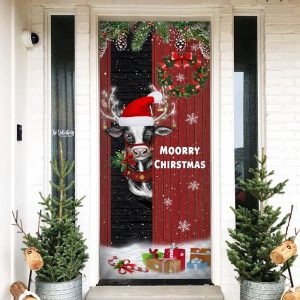 Christmas Farm Door Cover Moorry Christmas…