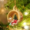 Cocker Spaniel Sleeping In A Tiny Cup Christmas Holiday Two Sided Ornament – Best Gifts for Dog Lovers