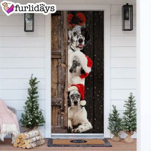 English Setter Christmas Door Cover Xmas Gifts For Pet Lovers Christmas Gift For Friends