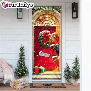 Farmhouse Chicken Christmas Door Cover Unique Gifts Doorcover 6