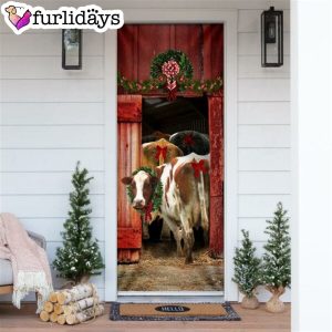 Funny Family Cattle Door Cover Unique Gifts Doorcover Christmas Gift For Friends 6
