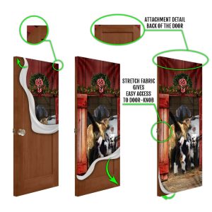 Funny Family Goat Door Cover Unique Gifts Doorcover Housewarming Gifts 5