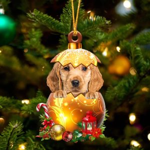 Golden Cocker Spaniel In Golden Egg…