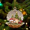 Goldendoodle – Sleeping Pearl in Christmas Two Sided Ornament – Christmas Ornaments For Dog Lovers