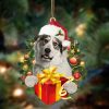 Great Pyrenees Give Gifts Hanging Ornament – Flat Acrylic Dog Ornament – Dog Lovers Gifts For Him Or Her