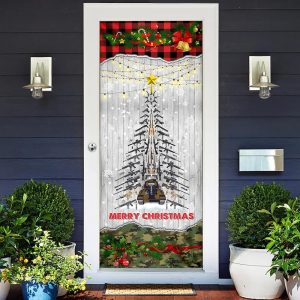 Gun Christmas Tree Door Cover Unique Gifts Doorcover Housewarming Gifts 2