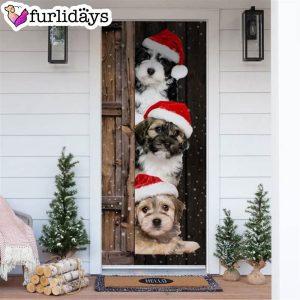 Havanese Christmas Door Cover Xmas Gifts For Pet Lovers Christmas Gift For Friends