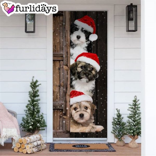 Havanese Christmas Door Cover – Xmas Gifts For Pet Lovers – Christmas Gift For Friends