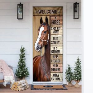 Horse A Horse Is Not Just A Horse Door Cover Unique Gifts Doorcover 1