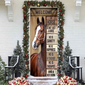 Horse A Horse Is Not Just A Horse Door Cover Unique Gifts Doorcover 2