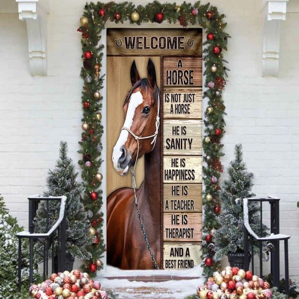 Horse – A Horse Is Not Just A Horse Door Cover – Unique Gifts Doorcover