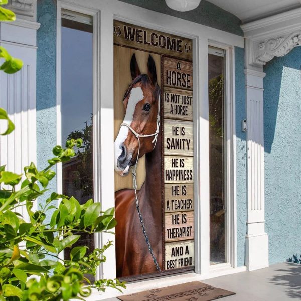 Horse – A Horse Is Not Just A Horse Door Cover – Unique Gifts Doorcover