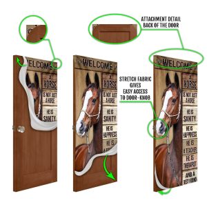 Horse A Horse Is Not Just A Horse Door Cover Unique Gifts Doorcover 5