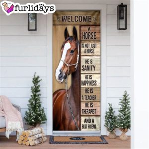 Horse A Horse Is Not Just A Horse Door Cover Unique Gifts Doorcover 6