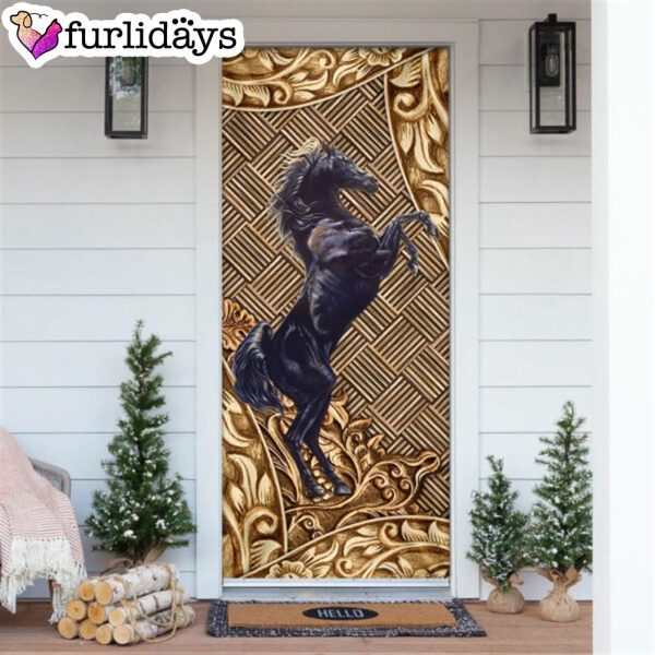 Horse Door Cover – Unique Gifts Doorcover – Christmas Gift For Friends