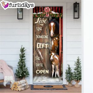 Horse Life Door Cover Unique Gifts Doorcover Christmas Gift For Friends 6