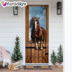 Horse Stall Door Cover Unique Gifts Doorcover Housewarming Gifts 6