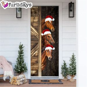 Horses Door Cover Unique Gifts Doorcover Christmas Gift For Friends 6