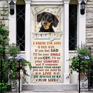I ll Always Be By Your Side Dachshund Door Cover Xmas Outdoor Decoration Gifts For Dog Lovers 1