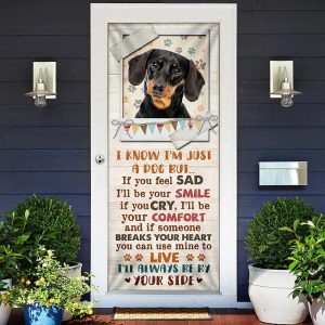 I ll Always Be By Your Side Dachshund Door Cover Xmas Outdoor Decoration Gifts For Dog Lovers 2