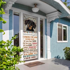 I ll Always Be By Your Side Dachshund Door Cover Xmas Outdoor Decoration Gifts For Dog Lovers 3