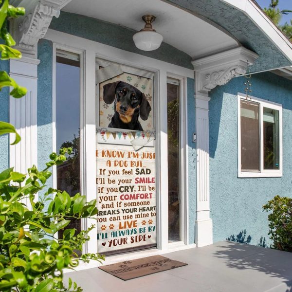 I’ll Always Be By Your Side Dachshund Door Cover – Xmas Outdoor Decoration – Gifts For Dog Lovers