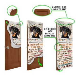 I ll Always Be By Your Side Dachshund Door Cover Xmas Outdoor Decoration Gifts For Dog Lovers 5