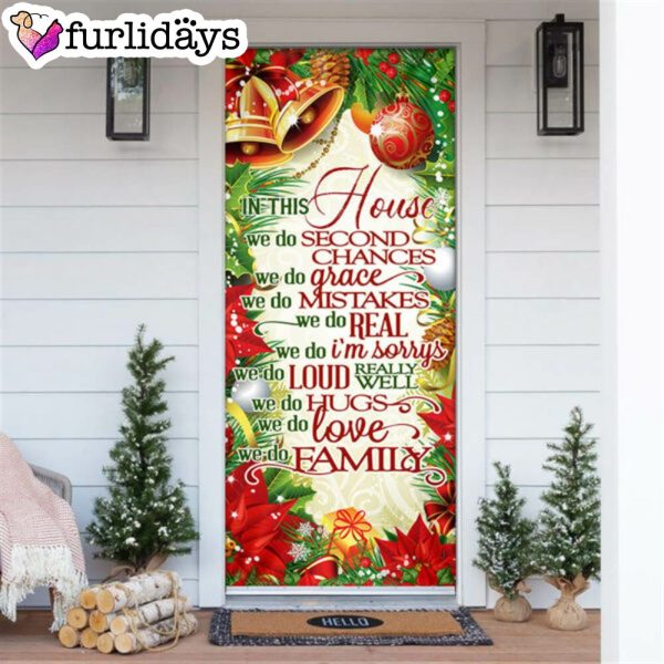 In This House We Do – Christmas Door Cover – Unique Gifts Doorcover