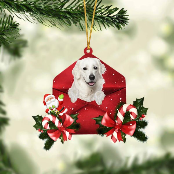 Kuvasz Christmas Letter Ornament – Car Ornament – Gifts For Pet Owners