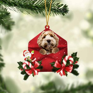 Labradoodle Christmas Letter Ornament – Car…