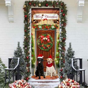 Labrador Retriever Christmas Door Cover Unique Gifts Doorcover 2