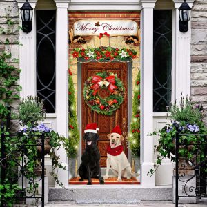 Labrador Retriever Christmas Door Cover Unique Gifts Doorcover 3
