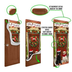 Labrador Retriever Christmas Door Cover Unique Gifts Doorcover 5