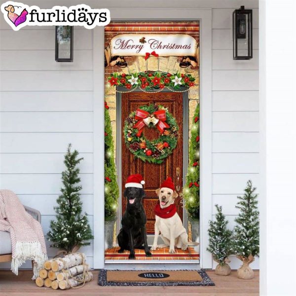 Labrador Retriever Christmas Door Cover – Xmas Gifts For Pet Lovers – Christmas Gift For Friends