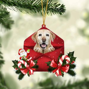Labrador Retriever Christmas Letter Ornament –…