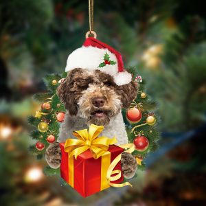 Lagotto Romagnolo Give Gifts Hanging Ornament…