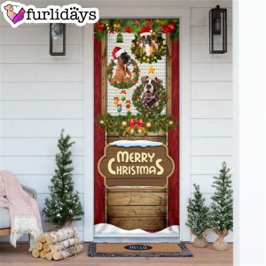 Love Boxer Dog Christmas Door Cover Unique Gifts Doorcover Holiday Decor 6