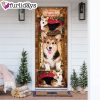 Merry Christmas. Corgi Christmas Door Cover – Xmas Gifts For Pet Lovers – Christmas Gift For Friends