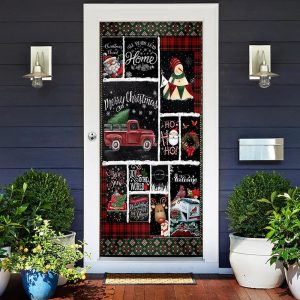 Merry Christmas Blessing Door Cover Unique Gifts Doorcover Holiday Decor 2