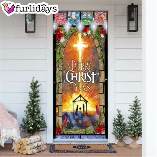 Merry Christmas Door Cover – Unique Gifts Doorcover – Christmas Gift For Friends