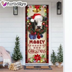 Mooey Christmas Cow Door Cover Christmas Door Cover Decorations Unique Gifts Doorcover 6