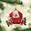Old English Sheepdog Christmas Letter Ornament…